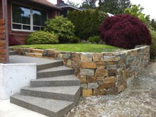 Stairs and Retaining Wall